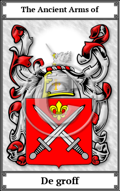 De groff Family Crest Download (JPG)  Book Plated - 150 DPI